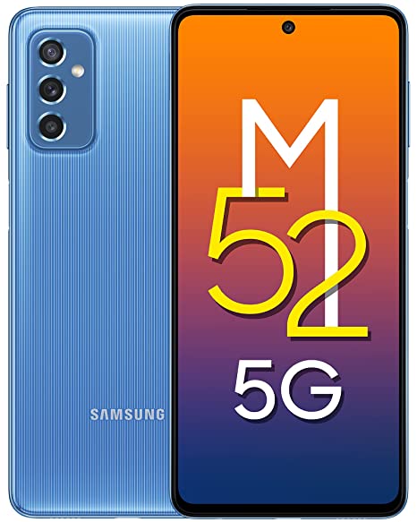 Samsung Galaxy M52 5G M526B Icy Blue 128GB 8GB RAM Gsm Unlocked