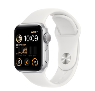 Apple Watch 2022 Silver 1GB RAM Gsm Smart Watch Apple S8 50m Water Resistant Accelerometer Gyro Heart Rate Barometer Always-on Compass DISPLAY 1.78 inches PROCESSOR Apple S8 RAM 1GB