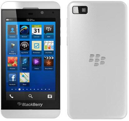 blackberry z10 white