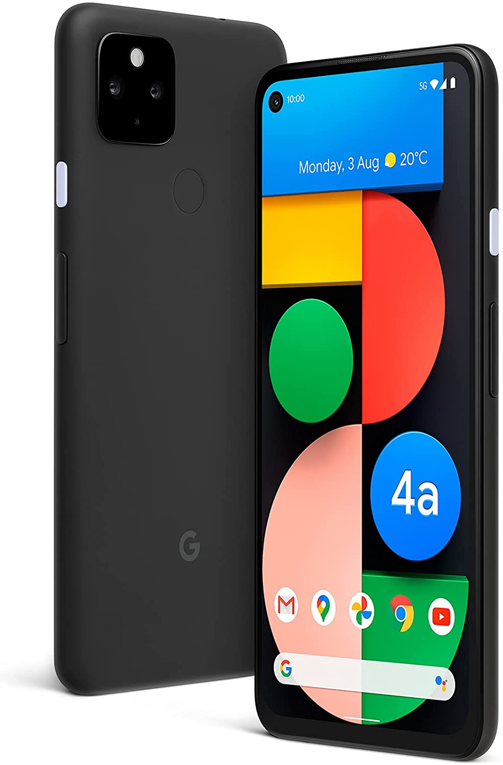Google Pixel 4a (5G) - 128 GB - Just Black - Unlocked Android, Qualcomm ...