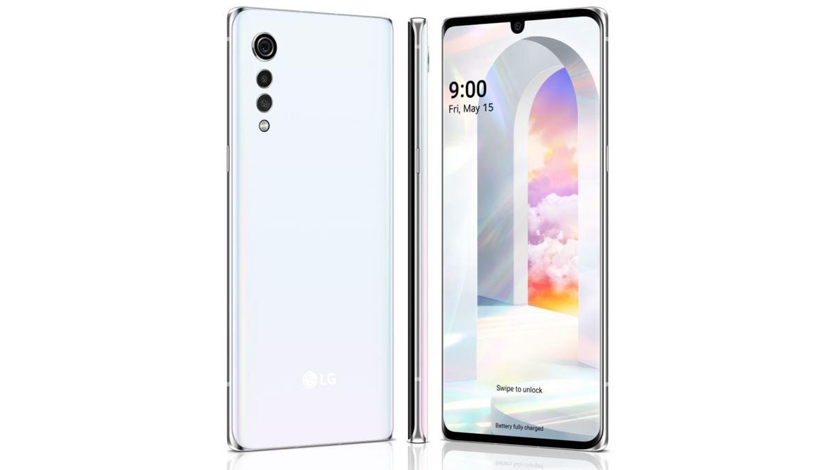 LG Velvet 5G L-52A White 128GB 6GB RAM Gsm Unlocked Phone Qualcomm