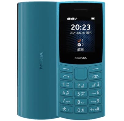 1450 Li-Ion 1.8 CAPACITY 105 Nokia inches, Gsm BATTERY 4G DISPLAY 2023 Blue Unlocked Ocean mAh,removable Phone