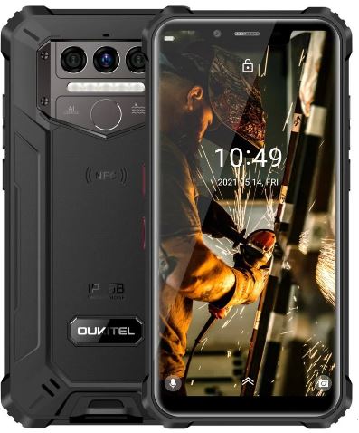 Oukitel WP9 Black 128GB 6GB RAM Gsm Unlocked Phone MediaTek Helio P60  Operating system: Android 11 Display size: 5.86 inches Resolution: 1560x720  RAM: 6Gb Storage (ROM): 128GB Cameras: 16Mp CPU: Mediatek Helio
