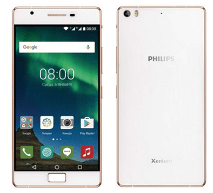 Philips Xenium smart phone comes with a 5.5-inch 1080 x 1920 display powered by 2.50GHz processor which runs on Android 6.0 It comes with 3GB RAM and 32GB ROM with 16MP