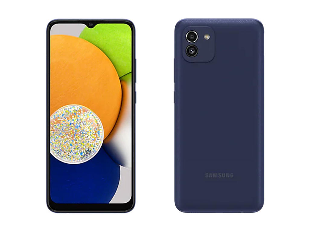 At passe vil beslutte Supplement Samsung Galaxy A03 SM-A035F Blue 64GB 4GB RAM Gsm Unlocked Phone 48MP The  phone is rumoured to come with a 6.50-inch touchscreen display. Samsung  Galaxy A03 is expected to be powered by