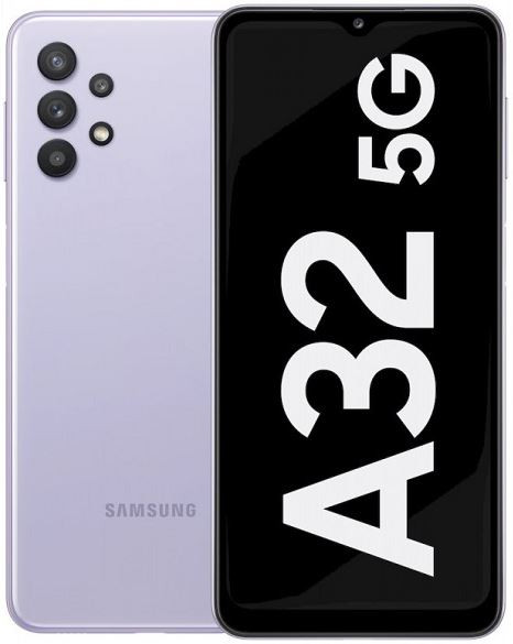 Samsung Galaxy A32 5G SM-A326T Awesome Violet 128GB 8GB RAM Gsm Unlocked  Phone MediaTek MT6853 Dimensity 720 5G 48MP Android, MediaTek Dimensity 720  MT6853V/ZA, 8 GiB RAM, 128 GB ROM, 1-notch, 6.5