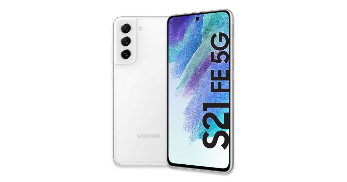 Samsung Galaxy S21 FE 5G SM-G990U White 128GB 6GB RAM Gsm Unlocked Phone  32MP Selfie Camera The phone comes with a 6.40-inch touchscreen display. Samsung  Galaxy S21 FE 5G is powered by