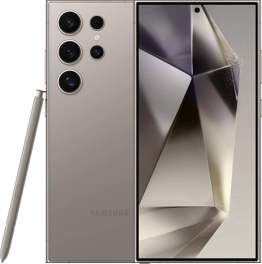 Samsung Galaxy S24 Ultra 5G Titanium Gray 1TB 12GB RAM Gsm Unlocked Phone  Qualcomm SM8650-AC Snapdragon 8 Gen 3 200MP Display 6.8-inch Chipset  Qualcomm SM8650-AC Snapdragon 8 Gen 3 Front Camera 12MP