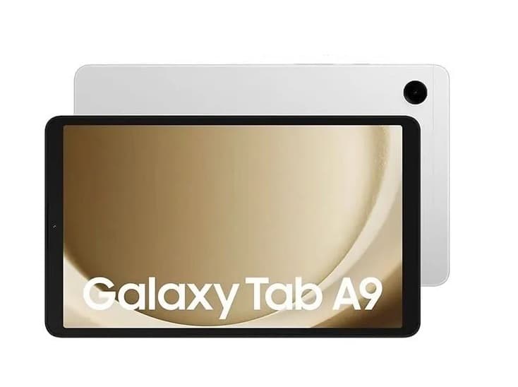 Samsung Galaxy Tab A9 Silver 128GB 8GB RAM Gsm Smart Tablet Mediatek  MT8781V-CA Helio G99 8.7 inches DISPLAY 8.7 inches, Processor Mediatek  MT8781V/CA Helio G99 FRONT CAMERA REAR CAMERA RAM 8GB STORAGE