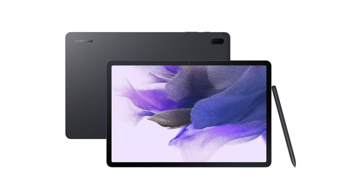 Samsung Galaxy Tab S7 FE SM-T733 Mystic Black 256GB 8GB RAM WiFi Smart  Table Qualcomm SM7225 Snapdragon 750G 5G 12.4 inches The tablet comes with  a 12.40-inch touchscreen display with a resolution