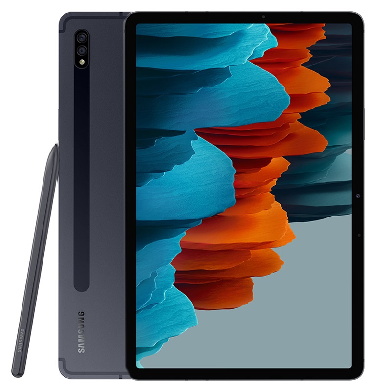 Samsung Galaxy Tab S7 (5G Tablet) LTE/WiFi (T-Mobile), Mystic Black - 128  GB (2020 Model - US Version & Warranty) - SM-T878UZKATMB (Renewed)