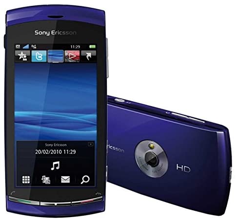 Sony Ericsson Vivaz U5 U5i Blue Unlocked Cell Phone Screen: 3.2 