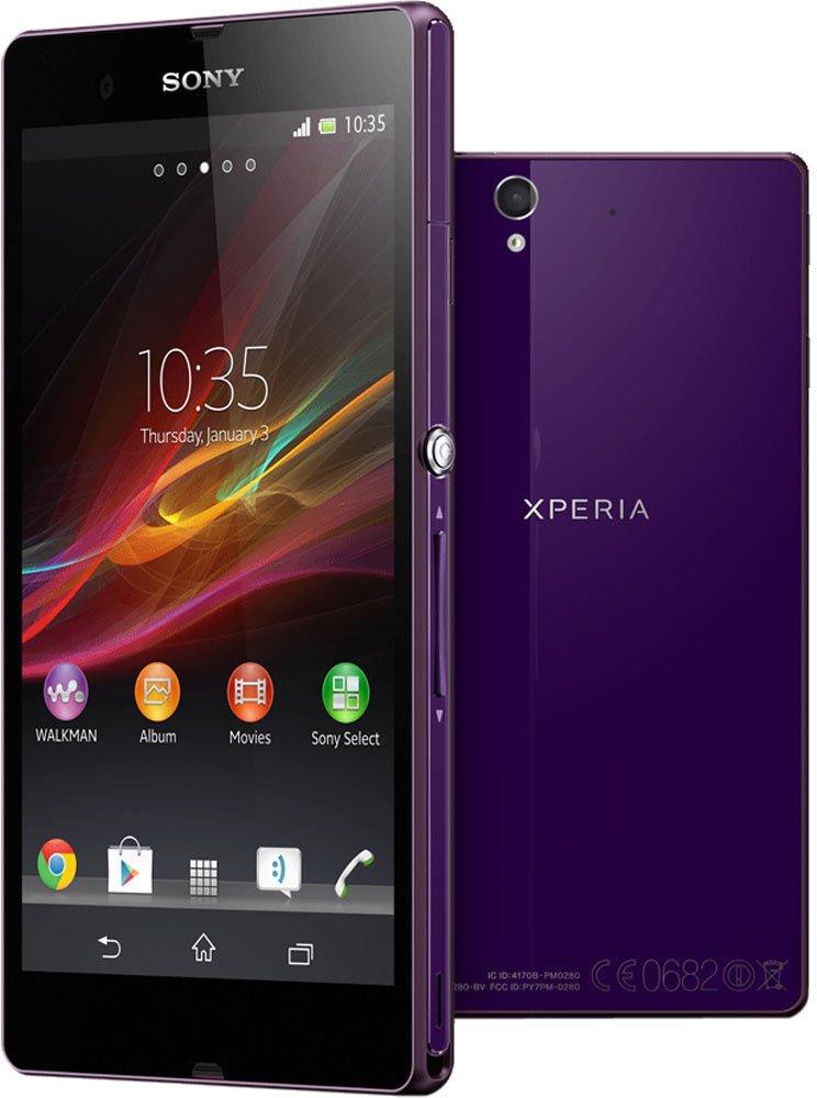 Sony Xperia Z - 16 GB - Purple - Unlocked - GSM CPU: Snapdragon S4