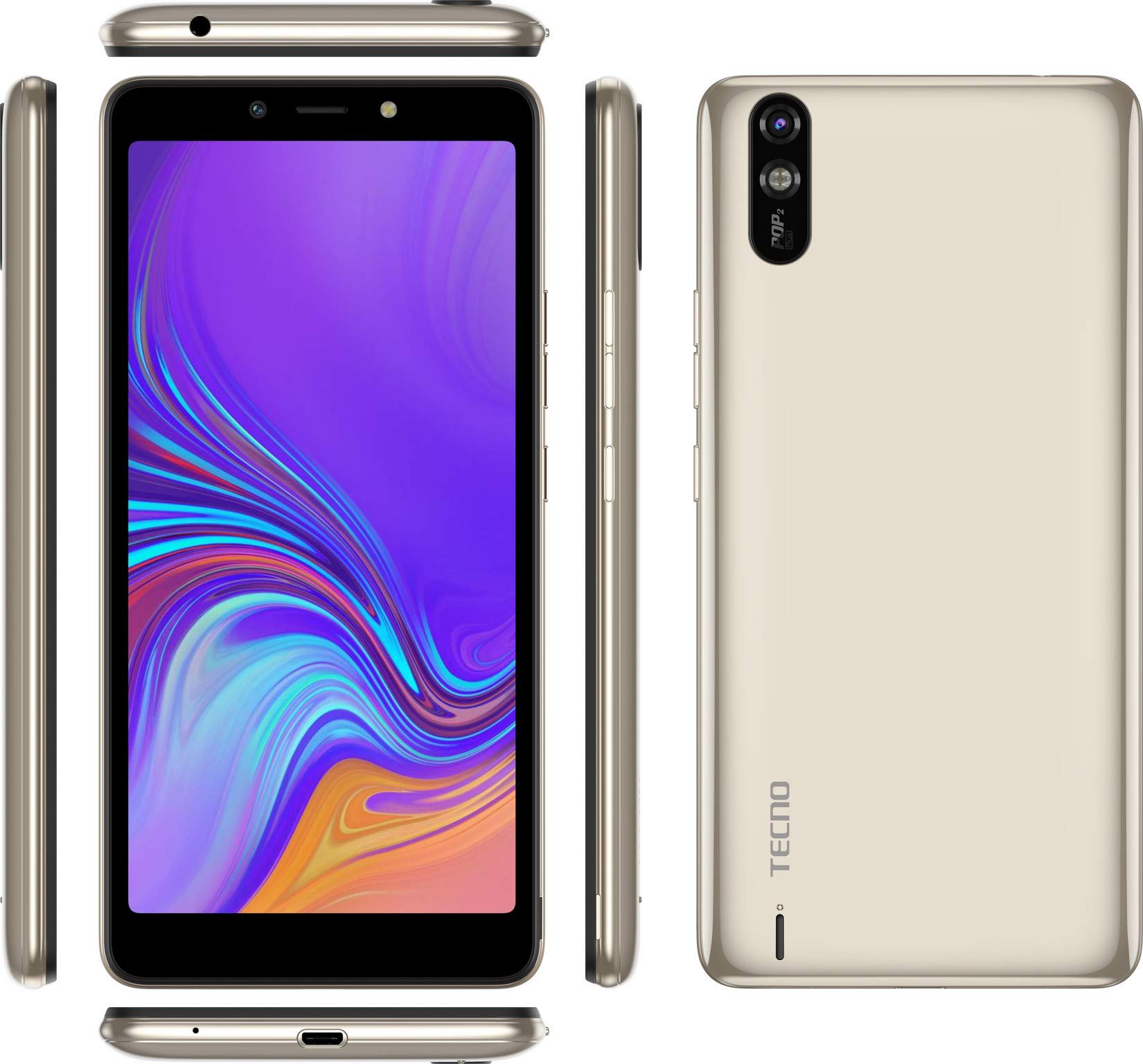 tecno-pop-2-plus-rb8s-champagne-gold-16gb-1gb-ram-gsm-unlocked-phone