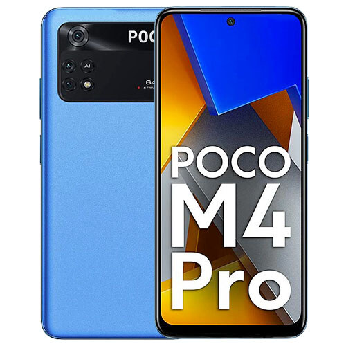 Xiaomi Poco M4 Pro Cool Blue 256GB 8GB RAM Gsm Unlocked Phone Mediatek  Helio G96 64MP The phone comes with a 6.43-inch touchscreen display with a  resolution of 1,080x2,400 pixels at a