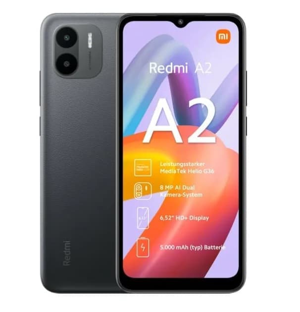 Redmi A2 Factory Unlocked Dual SIM 4GB RAM 64GB ROM-Android 13 Go