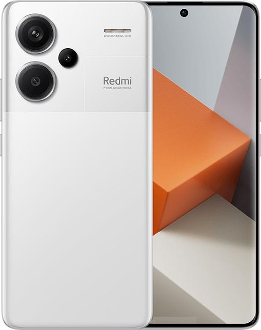Xiaomi Redmi Note 13 Pro Plus 5G 23090RA98C White 256GB 12GB RAM Gsm  Unlocked Phone Mediatek Dimensity 7200 Ultra 200MP Display 6.67-inch  Chipset Mediatek Dimensity 7200 Ultra Front Camera 16MP Rear Camera