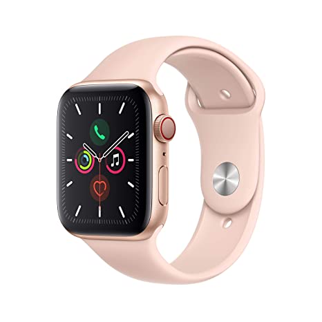 Relógio Apple Watch SE 44 mm A2352 MKQ53LL / A GPS Alumínio Dourado