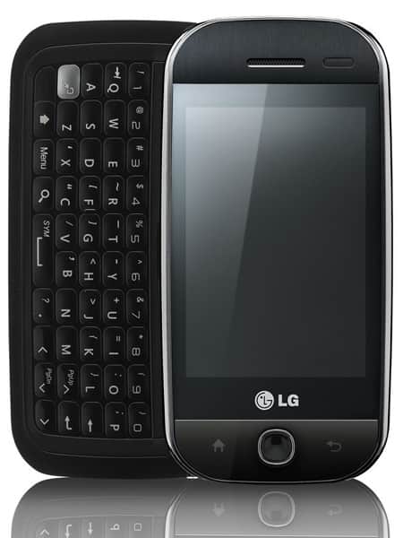 Lg Intouch Max Gw620 Black 150mb Rom Gsm Unlocked Phone Display 30
