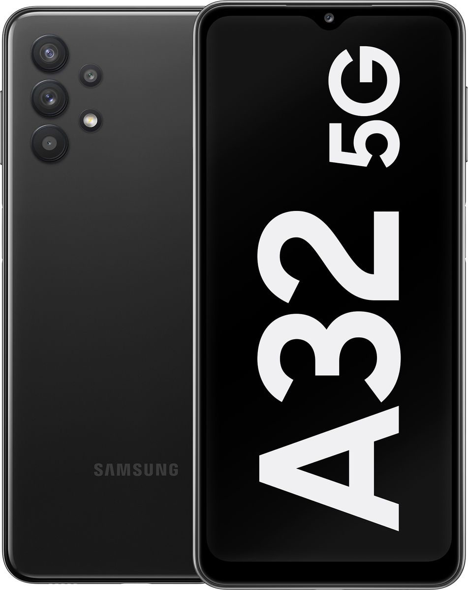 Samsung Galaxy A32 5G SM-A326U Awesome Black 128GB 4GB RAM Gsm Unlocked  Phone MediaTek MT6853 Dimensity 720 5G 48MP Android, MediaTek Dimensity 720  MT6853V/ZA, 4 GiB RAM, 128 GB ROM, 1-notch, 6.5