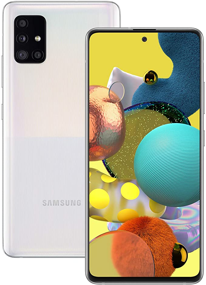 Samsung Galaxy A51 5G SC-54A Prism Cube White 128GB 6GB RAM Gsm 