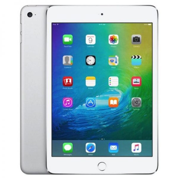 Apple iPad mini 4 (2015) Silver 16GB 2GB RAM Apple A8 Smart Tablet WiFi +  Cellular 7.9 Inch Retina Display DISPLAY 7.90-inches (1536 x 2048)  PROCESSOR Apple A8 FRONT CAMERA 1.2MP REAR